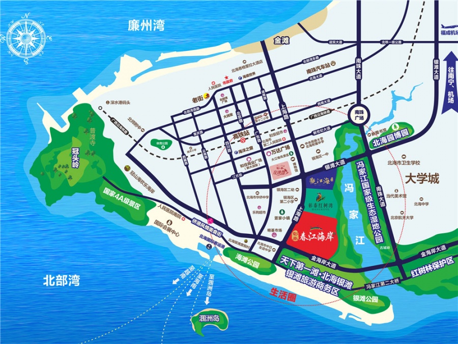 彰泰·春江海岸楼盘位置图1