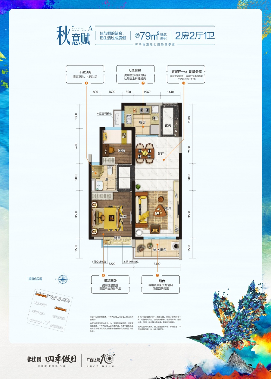 碧桂园·四季假日楼盘户型图2