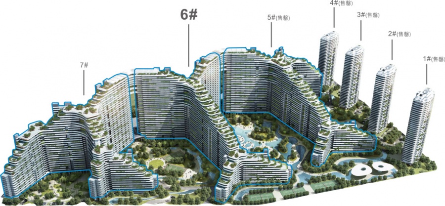 **海湾公馆楼盘效果图2